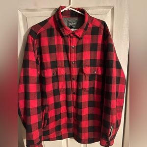 Woolrich plaid flannel lined jacket men’s size large